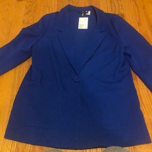 H&M cobalt blue women’s blazer